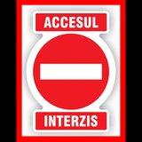 Placuta pentru interzicere accesul interzis